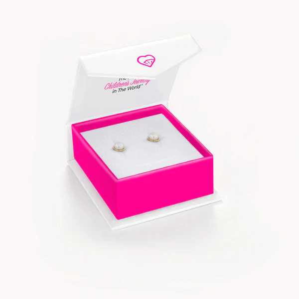 Boucles d'oreilles pour filles en perles de culture or 14k - IN SEASON JEWELRY