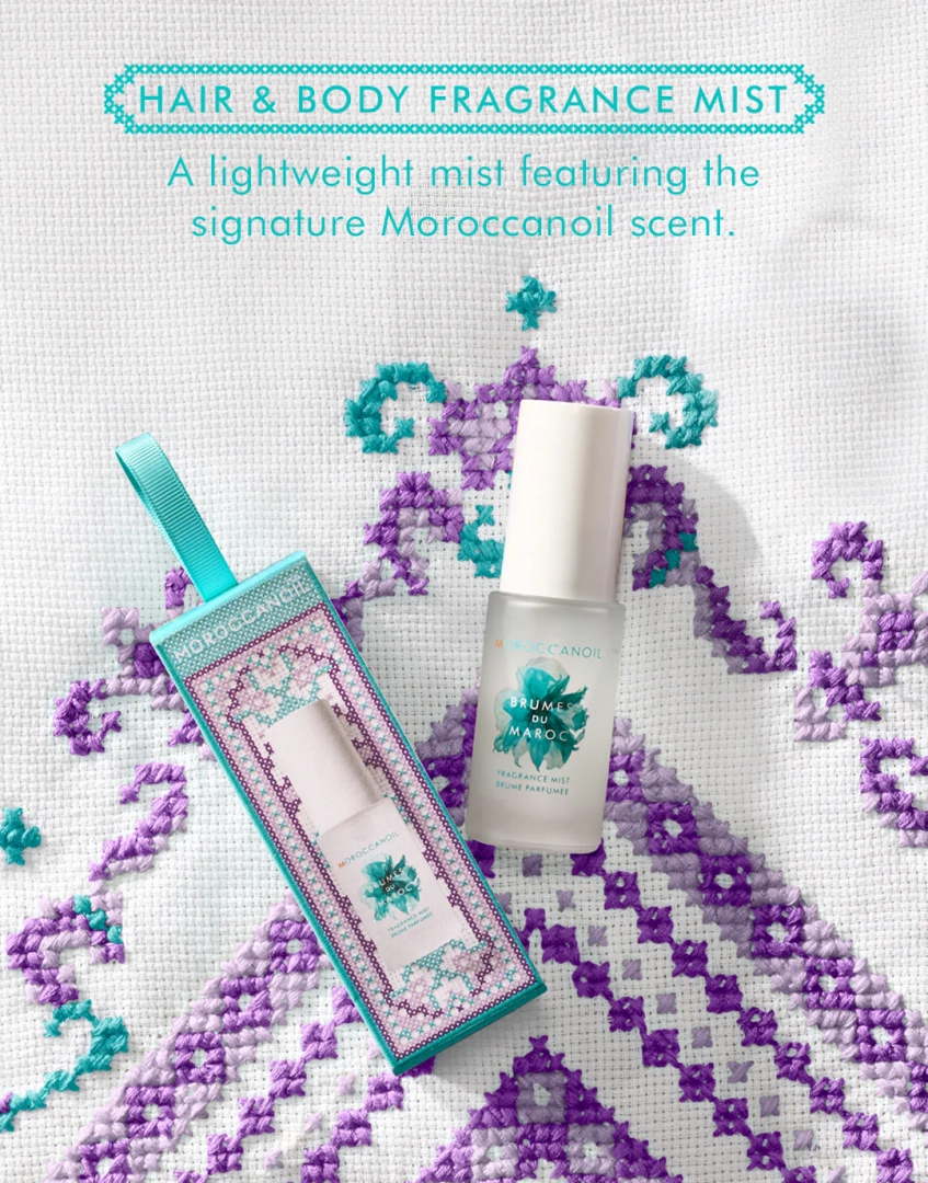 Moroccanoil Brume parfumée pour cheveux et corps Ornement de vacances - MOROCCANOIL