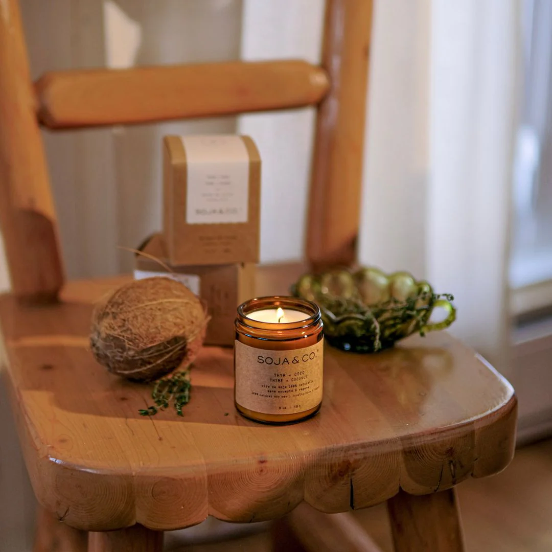 Bougie | Thym + Coco - SOJA&CO