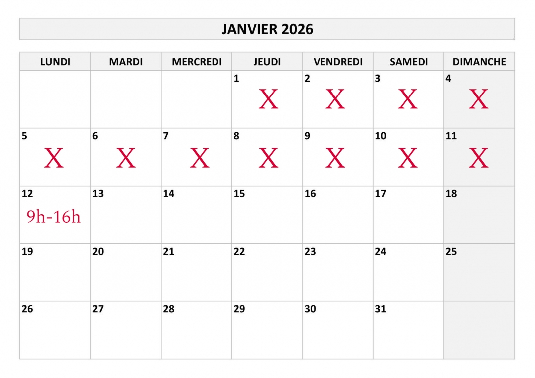 horaire-janvier