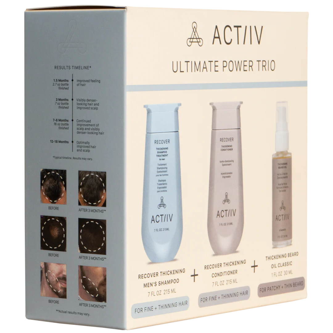 TRIO DE PUISSANCE ULTIME POUR HOMMES - ACTI/V