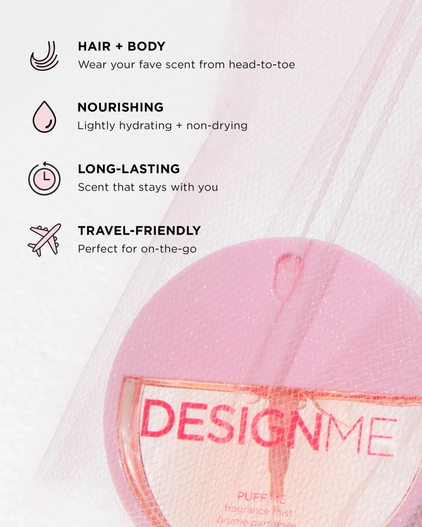 PUFF.ME Brume parfumée cheveux et corps - DESIGN ME