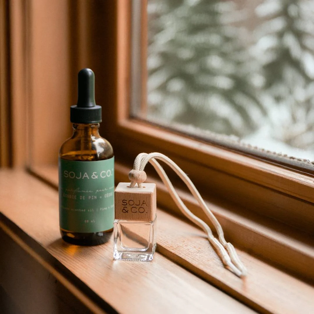 Diffuseur pour voiture | Écorce de pin + Cèdre - SOJA & CO
