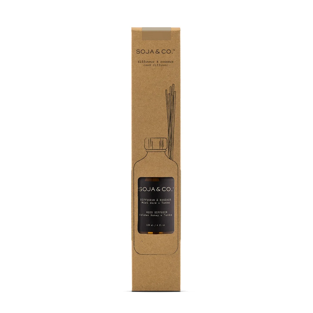 Diffuseur à roseaux | Miel doré + Tonka  - SOJA&CO