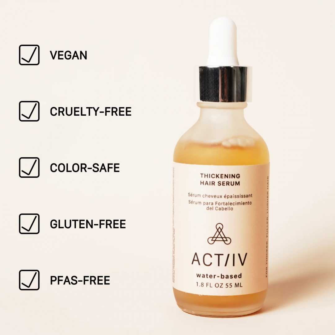 SÉRUM CAPILLAIRE ÉPAISSISSANT - À BASE D'EAU - ACTI/V