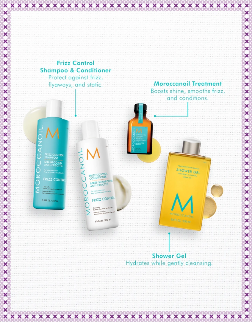 Coffret Cadeau Cheveux Anti-Frisottis des Fêtes - MOROCCANOIL