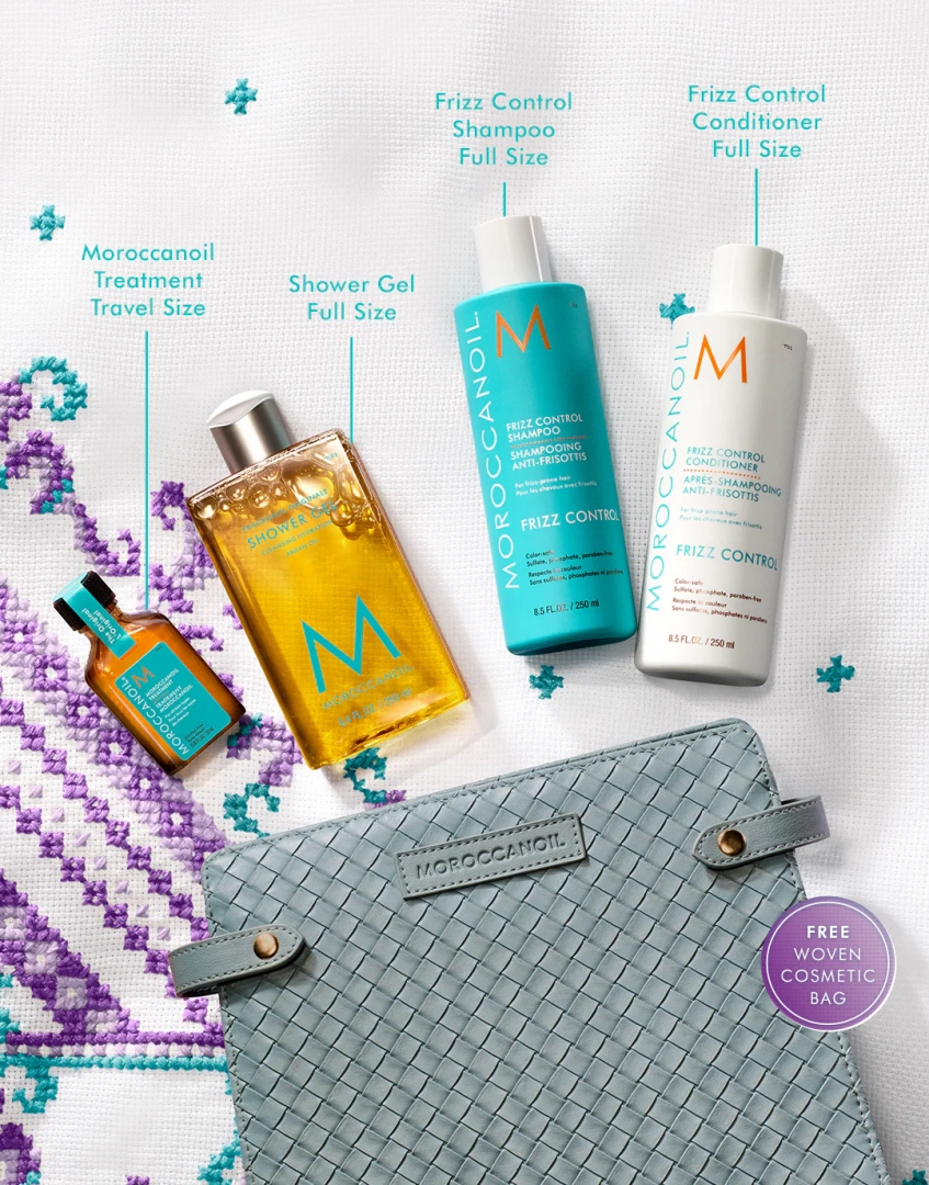 Coffret Cadeau Cheveux Anti-Frisottis des Fêtes - MOROCCANOIL