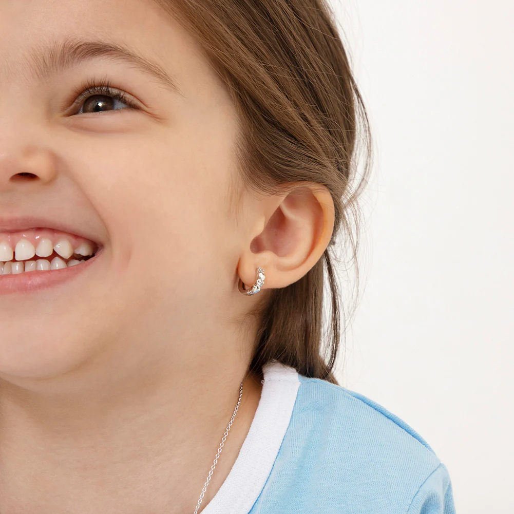 Créoles Heart & CZ Cascade - IN SEASON JEWELRY