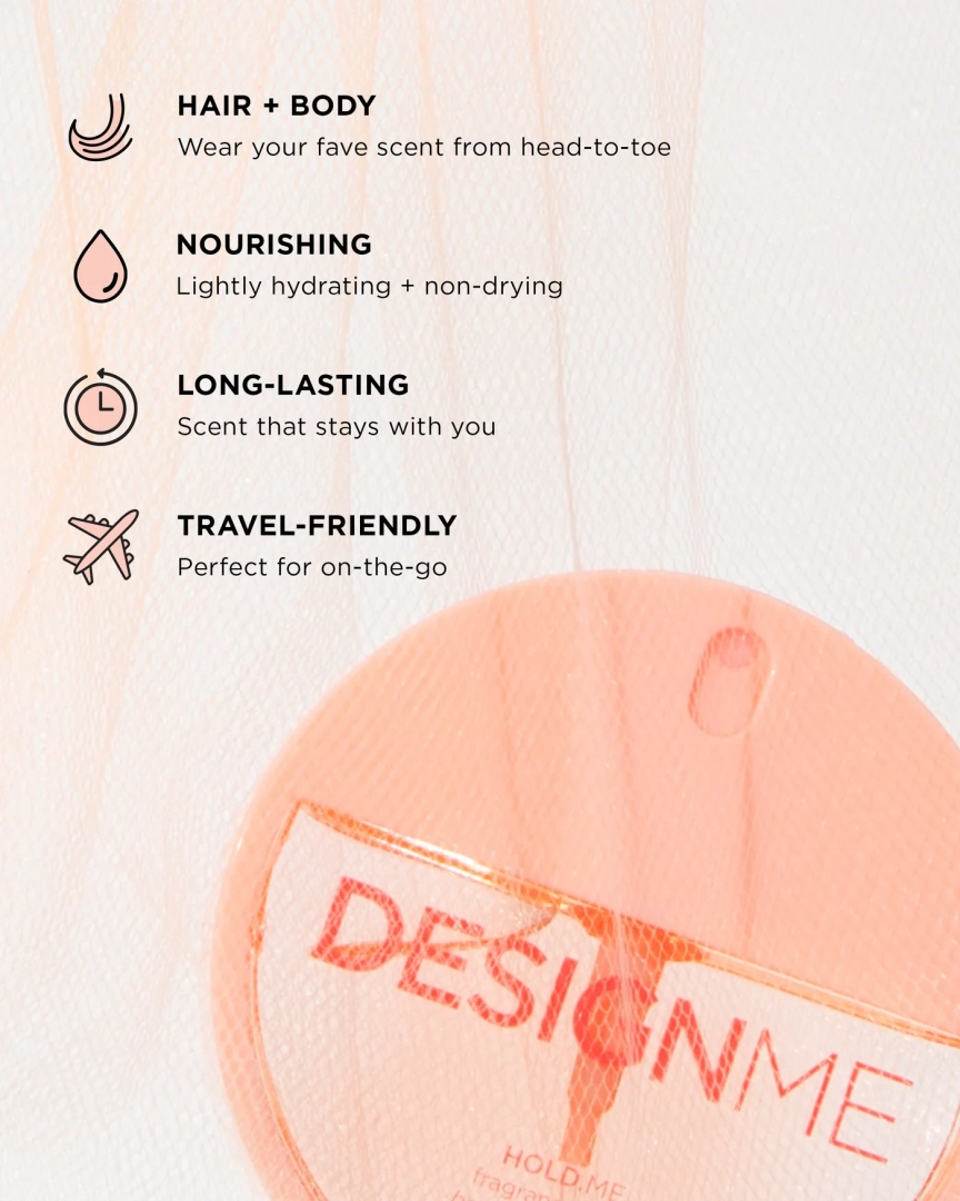 HOLD.ME Brume parfumée cheveux et corps - DESIGN ME☁