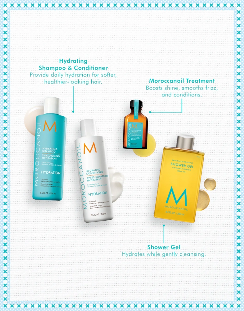 Coffret Cadeau Cheveux Hydratation des Fêtes - MOROCCANOIL