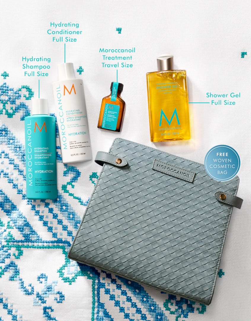 Coffret Cadeau Cheveux Hydratation des Fêtes - MOROCCANOIL