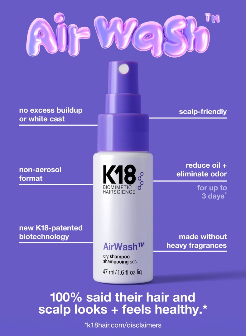 Shampoing sec AirWash™ - K18