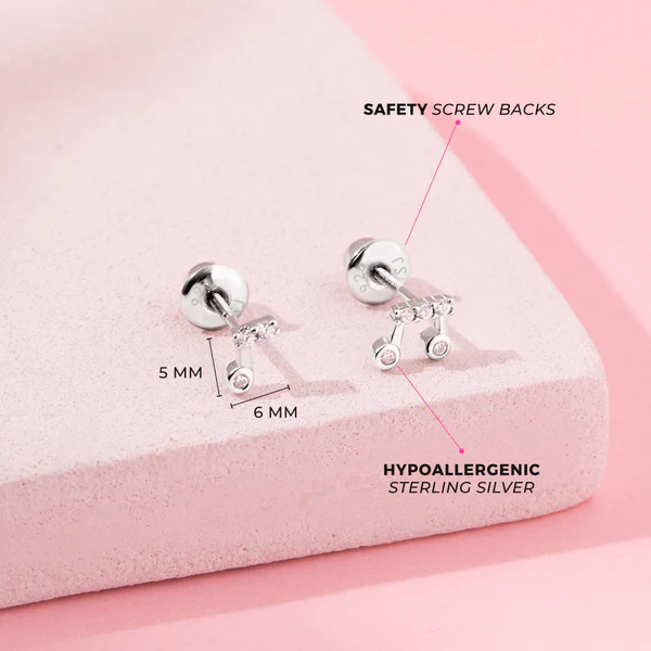 Boucles d'oreilles fille notes de musique mélangées - IN SEASON JEWELRY