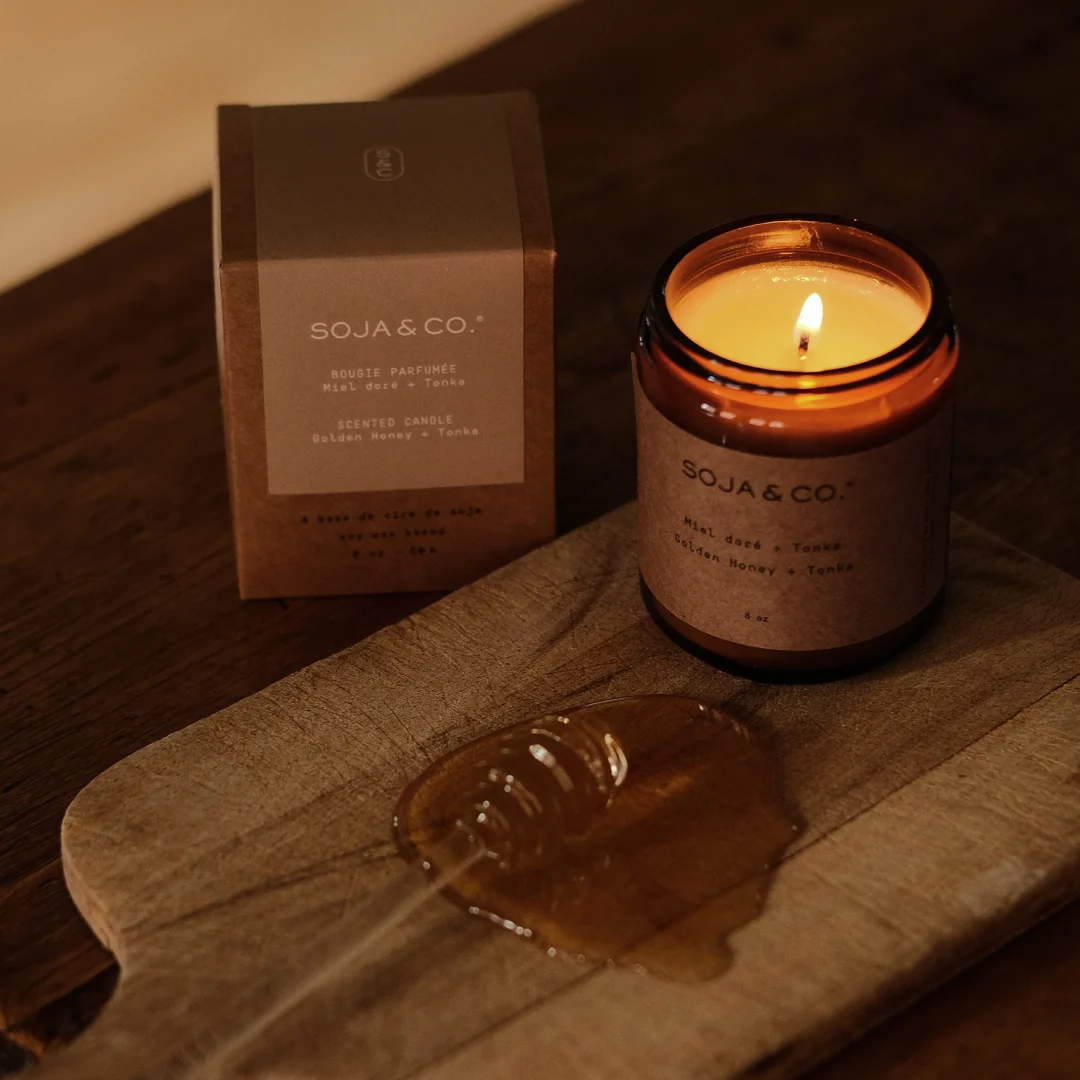 Bougie | Miel doré + Tonka - SOJA&CO