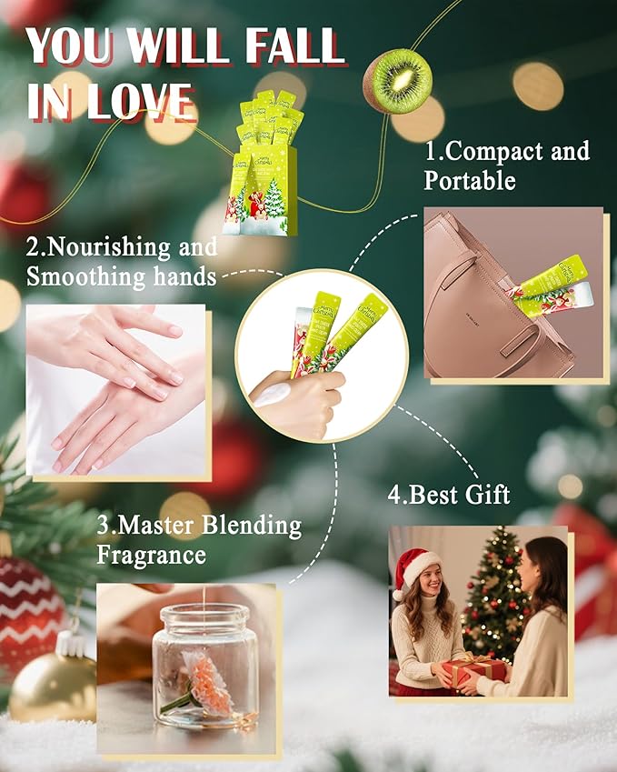 Mini crèmes pour les mains - Kiwi