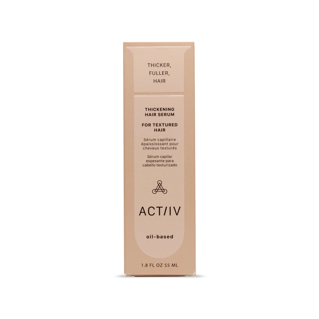 SÉRUM CAPILLAIRE ÉPAISSISSANT - À BASE D'HUILE POUR CHEVEUX TEXTURÉS - ACTI/V