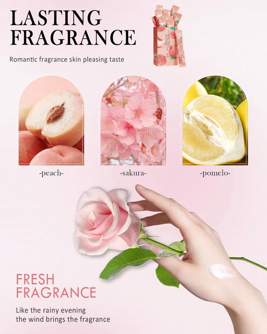 Mini crèmes pour les mains - Pêche