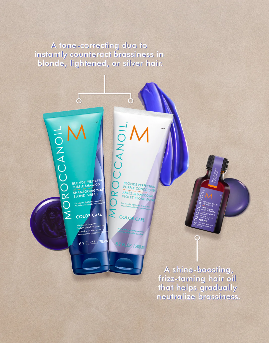 Ensemble violet - MOROCCANOIL
