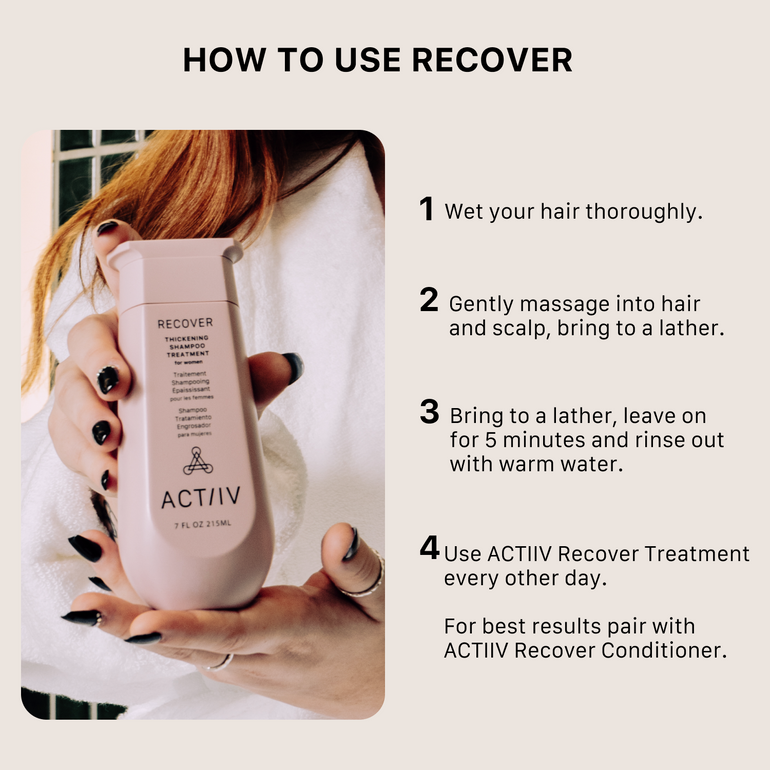 RECOVER SHAMPOOING TRAITANT ÉPAISSISSANT POUR FEMMES - ACTIIV
