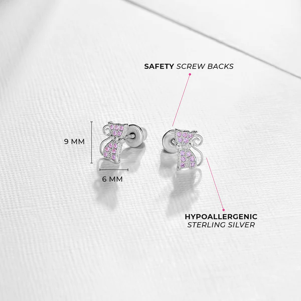 Boucles d'oreilles Sassy Kitty Cat Girl - IN SEASON JEWELRY