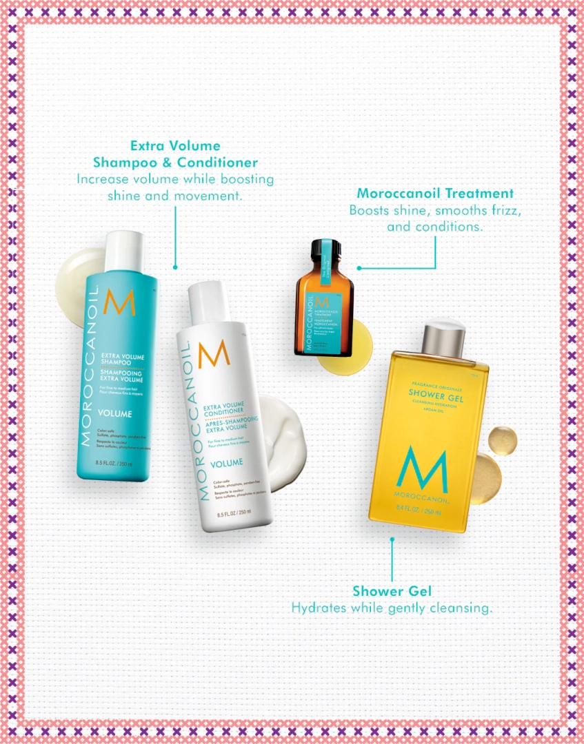 Coffret Cadeau Cheveux Volume des Fêtes - MOROCCANOIL