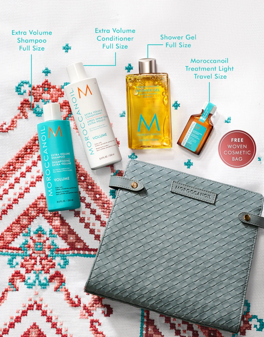 Coffret Cadeau Cheveux Volume des Fêtes - MOROCCANOIL